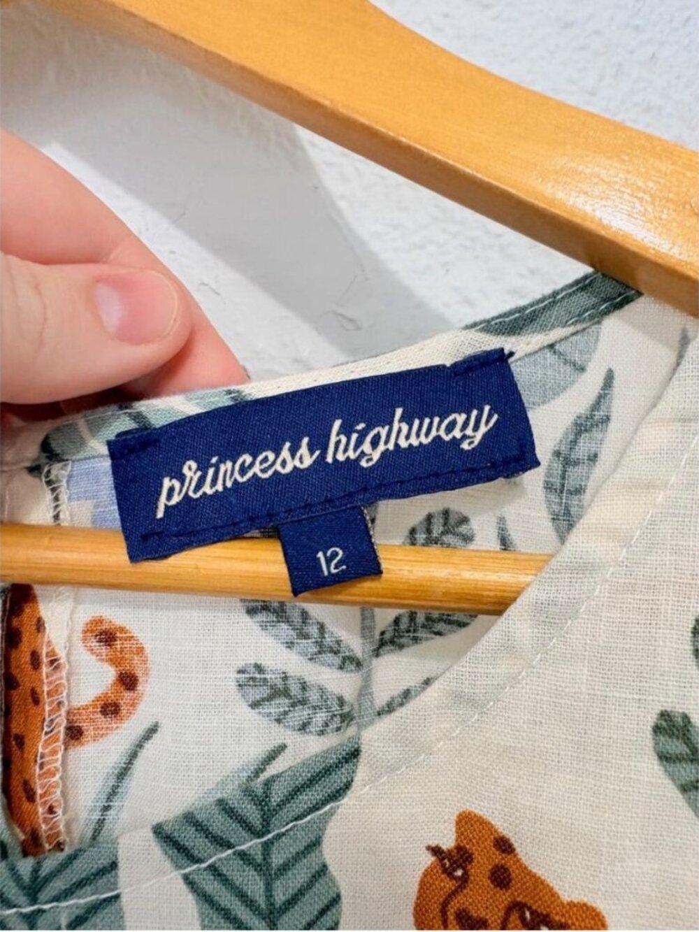 Princess Highway Linen Blend Cheetah Dress Funky Novelty Print Boho - Picture 3 of 6